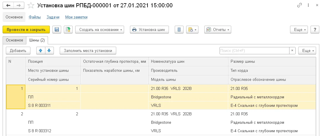 Шиналардың қызмет ету мерзімін талдау